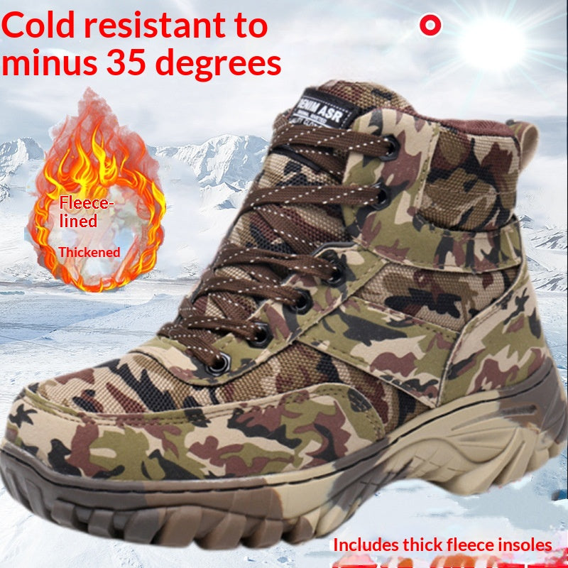 Herren Outdoor Winterstiefel mit Fleecefutter