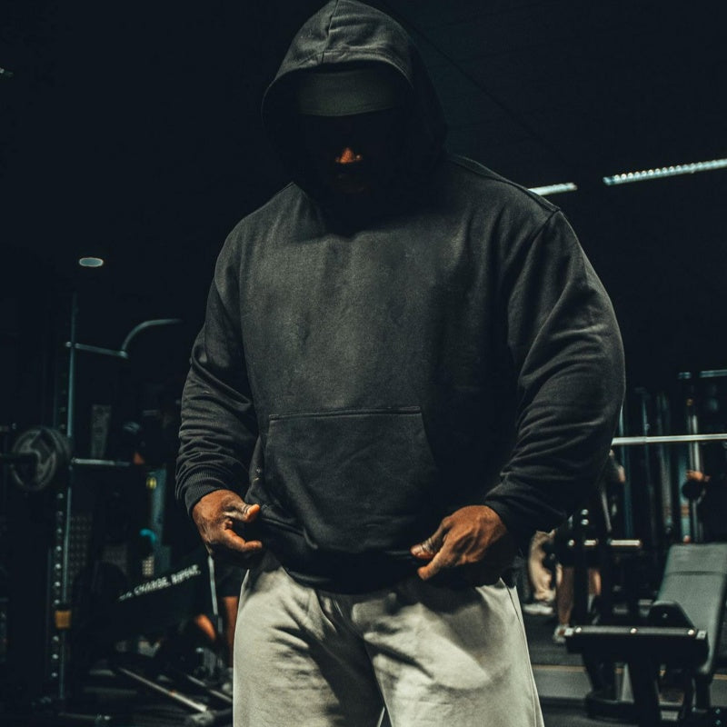 Heavyweight Hoodie mit verstärkter Kapuze
