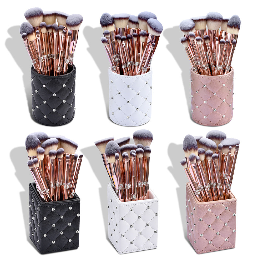 Rose Gold Make-up-Bürsten-Set mit 14 Stück