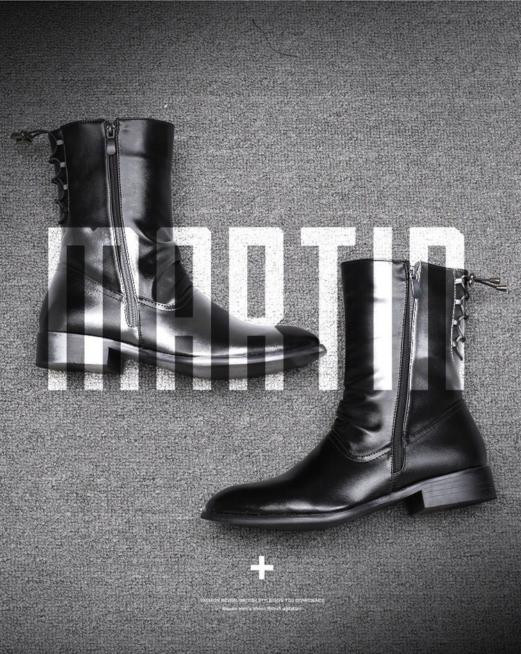 Spitze Lederstiefel für Herren