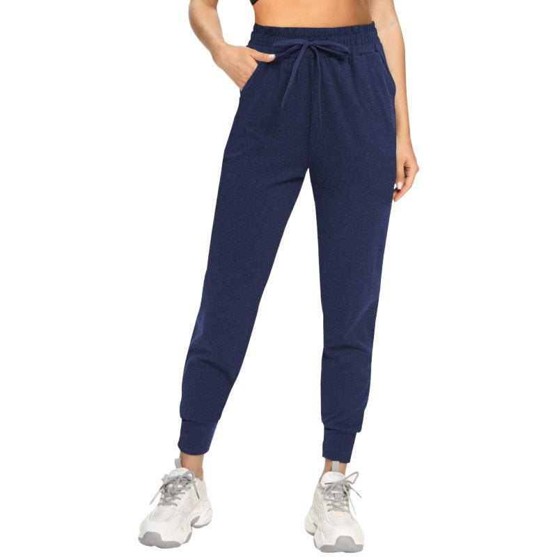 Hochtaillierte Leisure Yogahose Damen