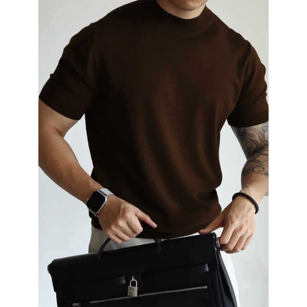 Anzug mit Eisseide-T-Shirt