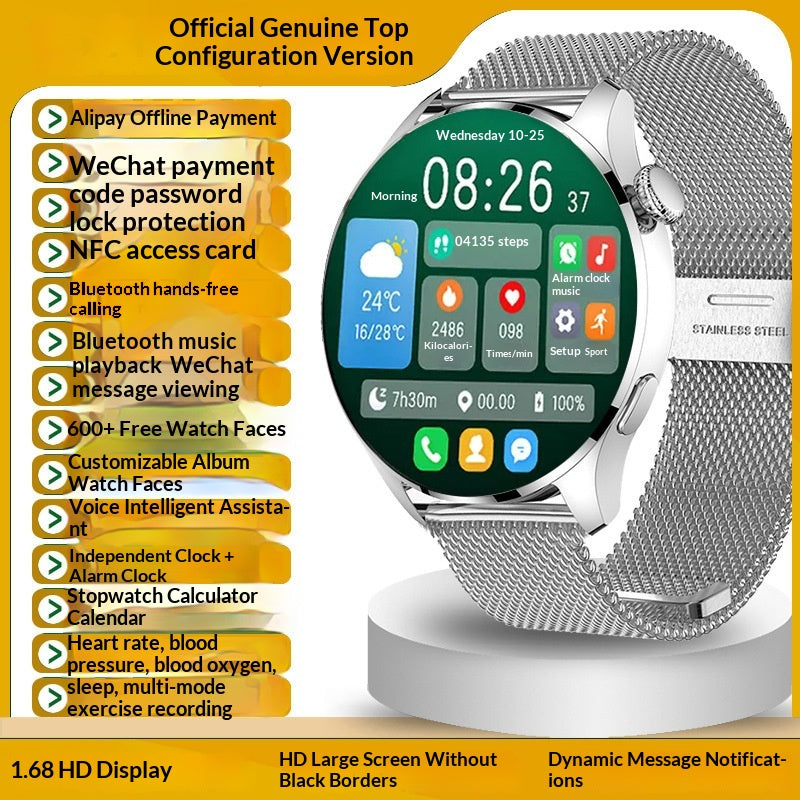 Smartwatch mit Bluetooth-Anrufen und Zugangskontrolle – Bild 9 | LuxeStyle