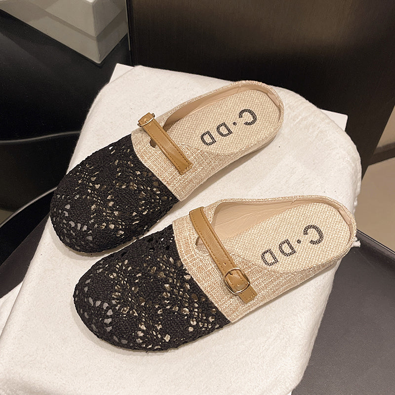 Virgent Hollow Out Breathable Slide Sandalen