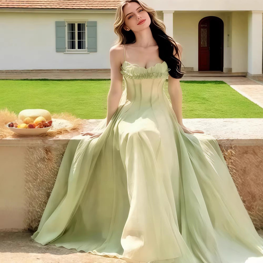 Französisches Slip-Kleid aus Mesh