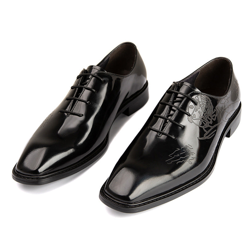 Business-Schuhe aus Kalbsleder mit Lasergravur – Bild 5 | LuxeStyle