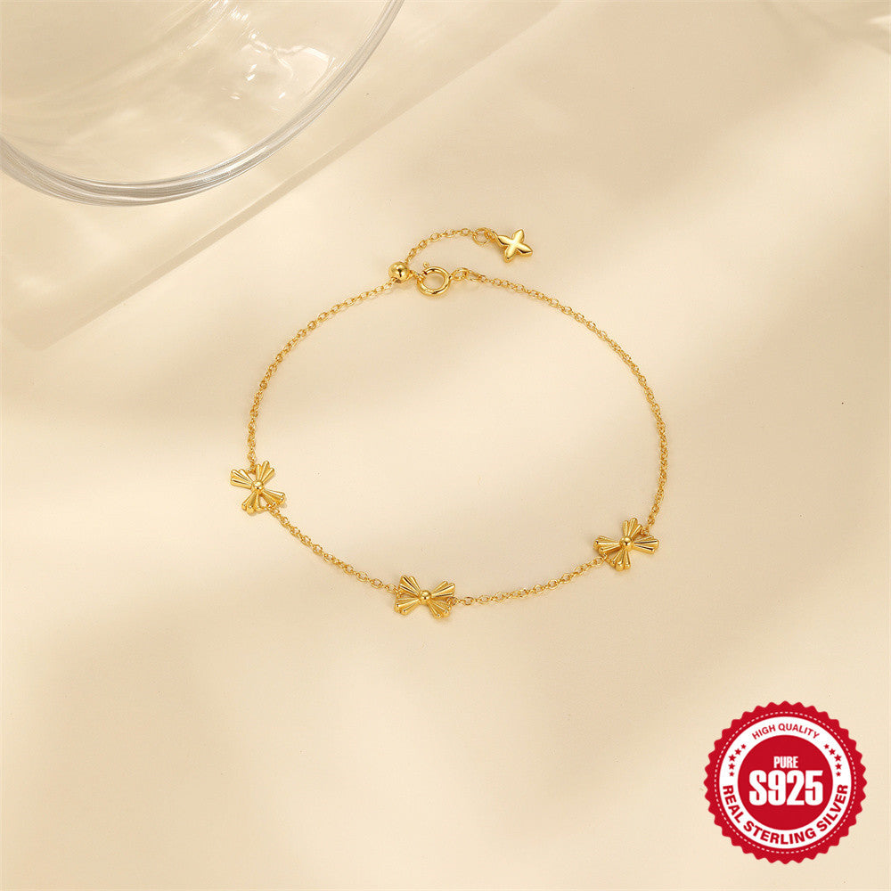 S925 Sterling Silber Armband mit Schleife – Bild 3 | LuxeStyle