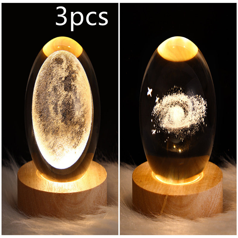 Galaxy Kristallkugel LED Nachtlicht