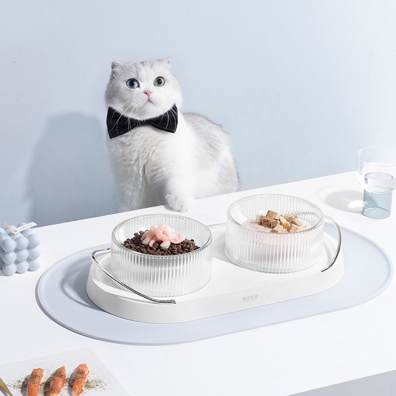 Bobo Doppelmahlschüssel für Katzen | LuxeStyle