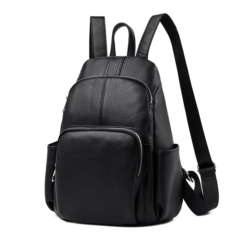 Anti-Diebstahl Rucksack aus Rindsleder | LuxeStyle