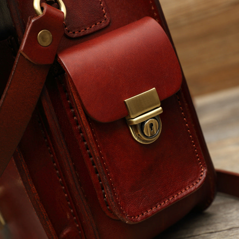 Retro-Leder-Rucksack – Bild 8 | LuxeStyle