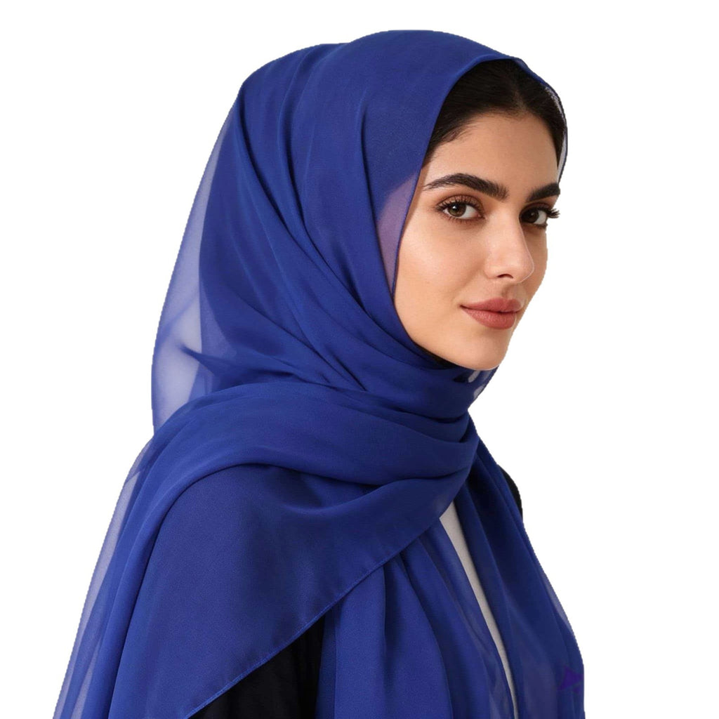 Samt-Chiffon Schal – Bild 17 | LuxeStyle