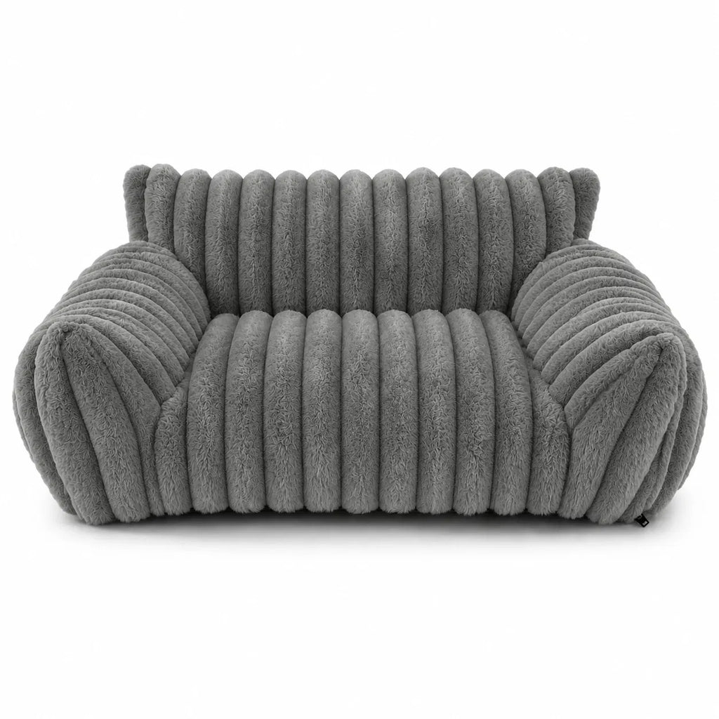 Kuscheliges Katzensofa mit Cord-Fleece