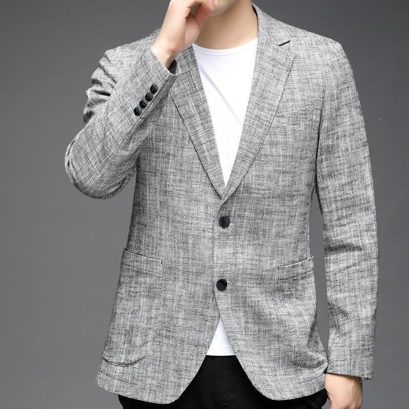 Eleganter Langarm-Blazer mit Anzugkragen