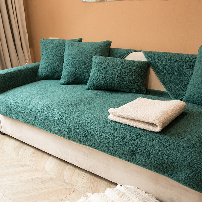 Sofa-Kissenbezug aus weichem Lambswolle – Bild 3 | LuxeStyle