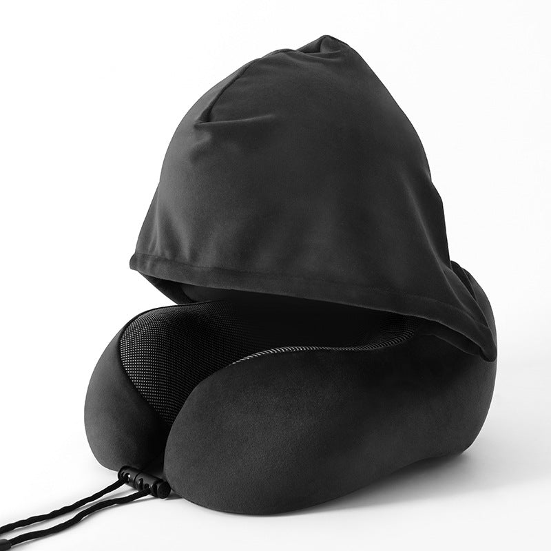 Nackenkissen mit Kapuze und Memory-Schaum – Bild 12 | LuxeStyle