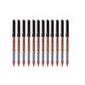 Flüssigtintenstift Uni-Ball Rollerball Eye Broad UB-150 Rot 1 mm (12 S
