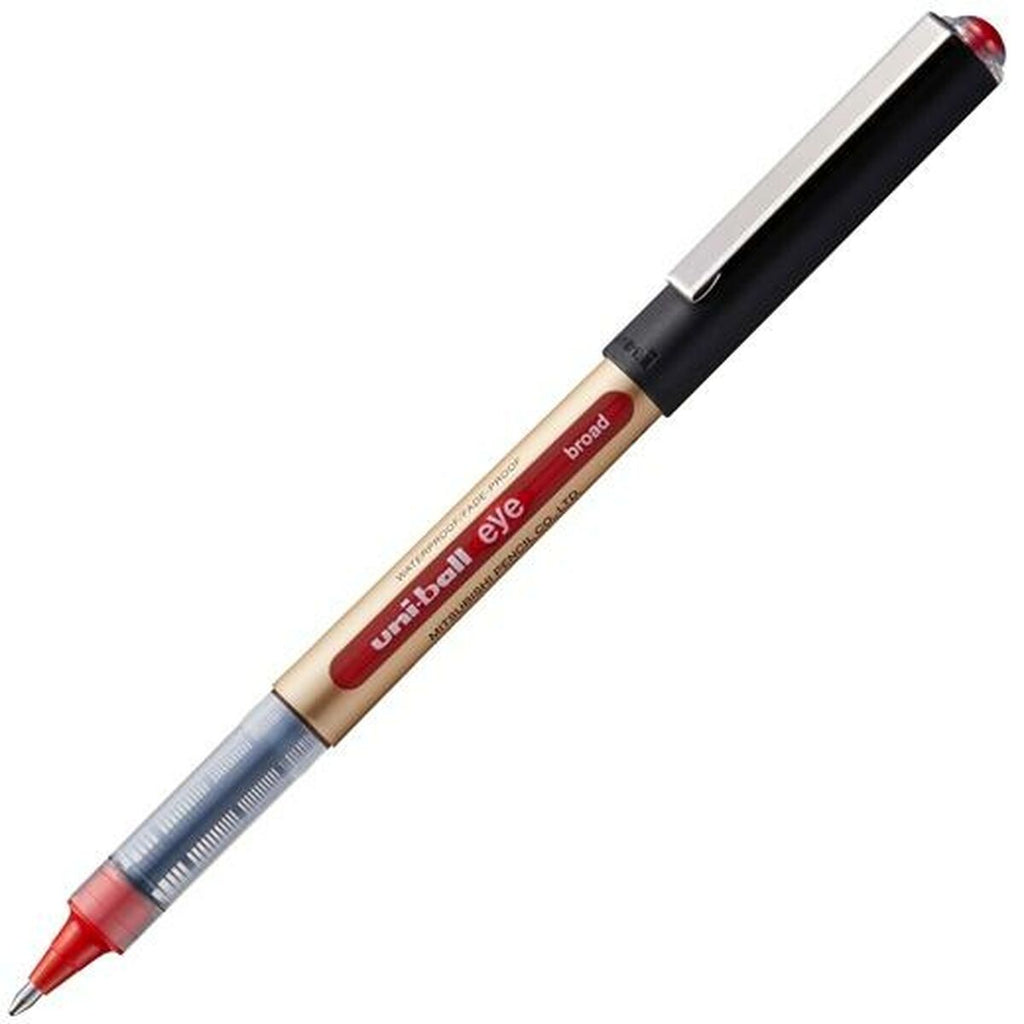 Flüssigtintenstift Uni-Ball Rollerball Eye Broad UB-150 Rot 1 mm (12 S
