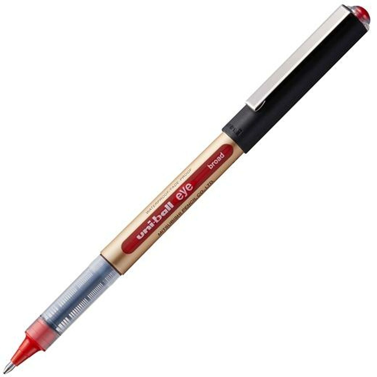 Flüssigtintenstift Uni-Ball Rollerball Eye Broad UB-150 Rot 1 mm (12 S