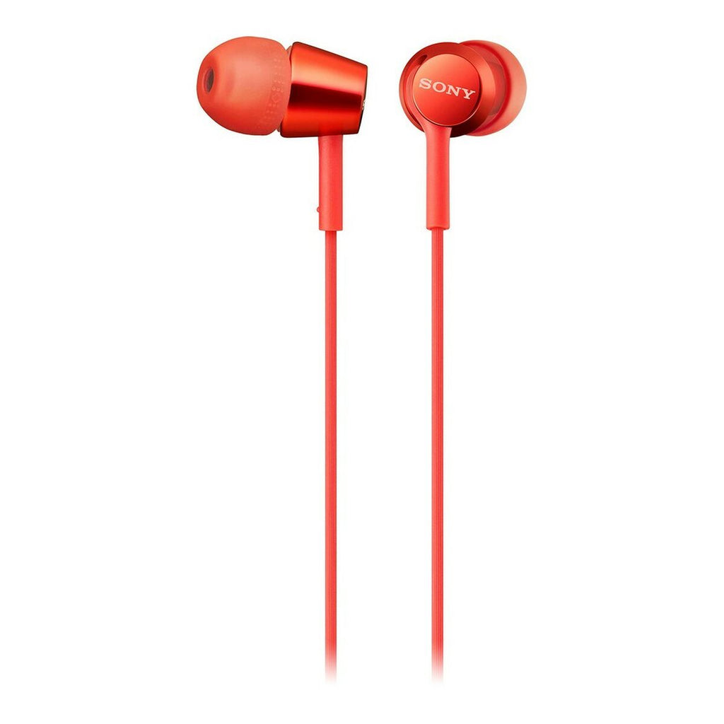 Kopfhörer mit Mikrofon Sony MDR-EX155AP Rot – LuxeStyle Schweiz