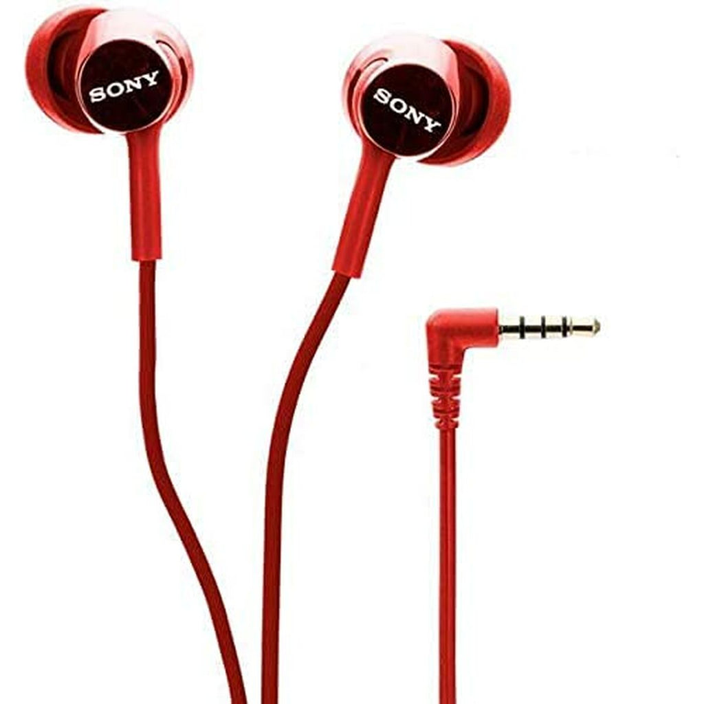 Kopfhörer mit Mikrofon Sony MDR-EX155AP Rot – LuxeStyle Schweiz