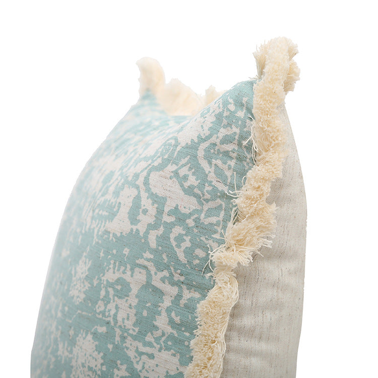 Kissenbezug mit Print und Tufting – Bild 2 | LuxeStyle