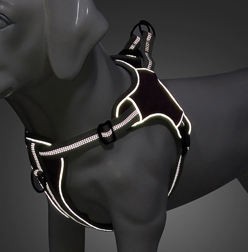 Reflektierendes Hunde-Brustgeschirr | LuxeStyle