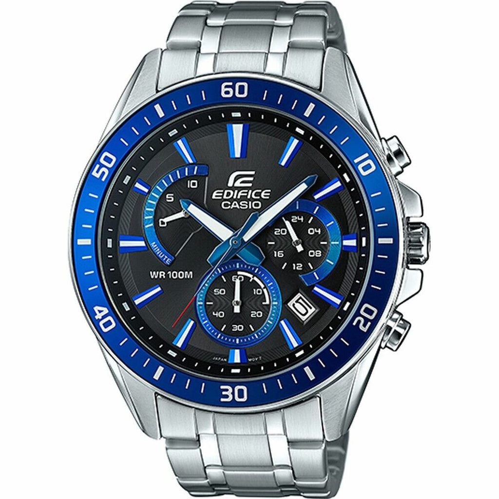 Herrenuhr Casio RETROGRADE CHRONOGRAPH XL - BLUE RACING Blau Schwarz S