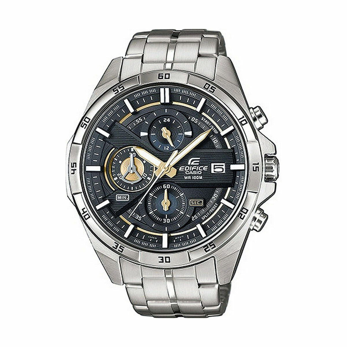 Herrenuhr Casio EFR-556D-1AVUEF Schwarz Silberfarben