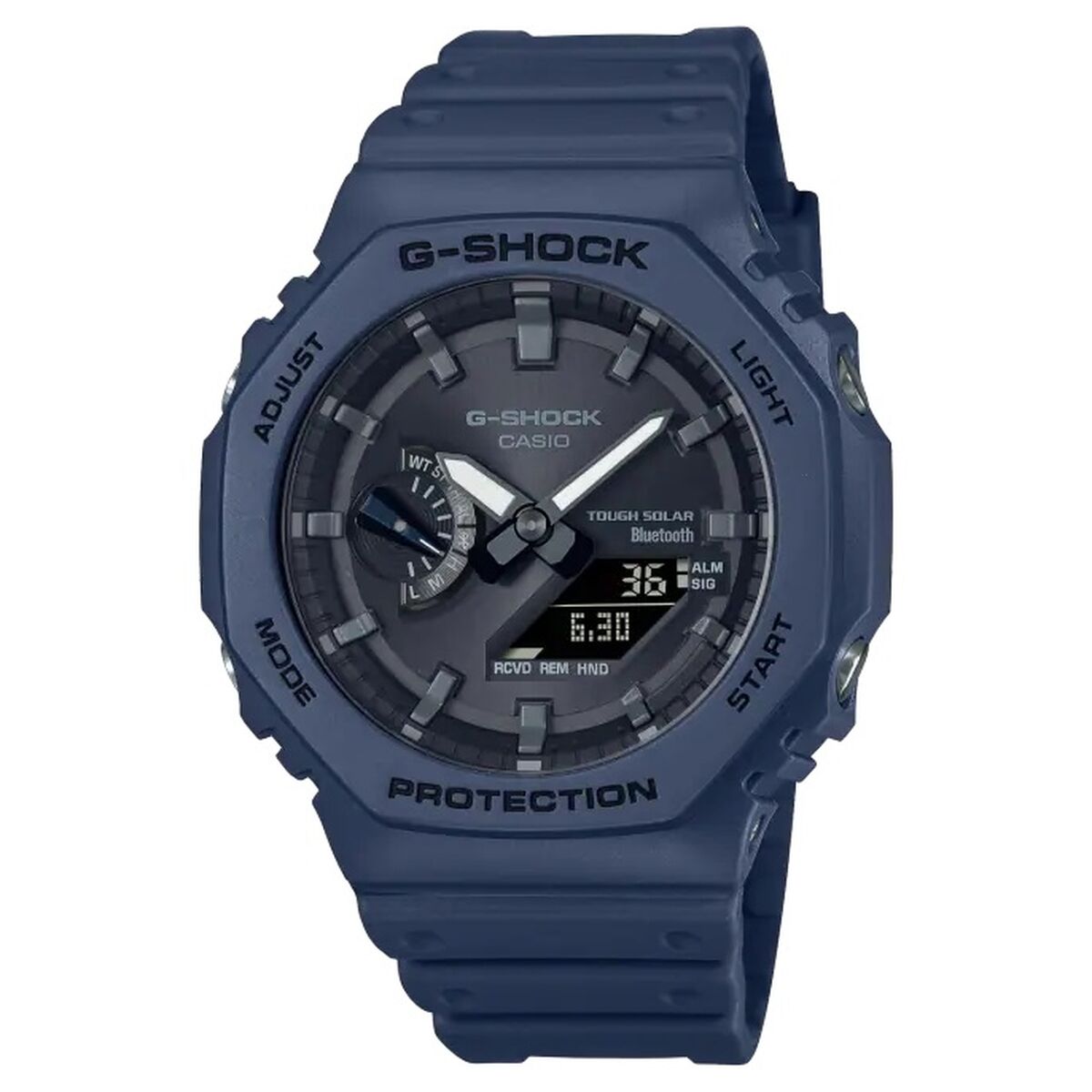 Herrenuhr Casio NEW OAK - BLUETOOTH + TOUGH SOLAR Schwarz (Ø 44,5 mm)