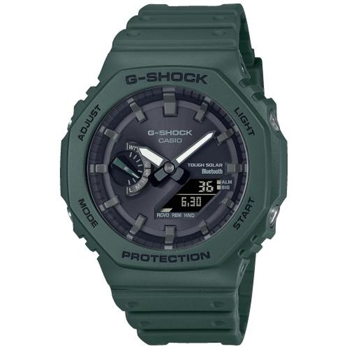 Herrenuhr Casio NEW OAK - BLUETOOTH + TOUGH SOLAR Schwarz (Ø 44,5 mm)