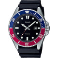 Herrenuhr Casio DIVER DATE 200M - BLACK Schwarz (Ø 44 mm)