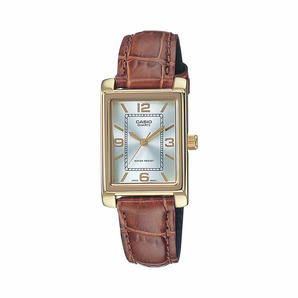 Unisex-Uhr Casio LTP-1234PGL-7AEG Braun (Ø 21 mm)