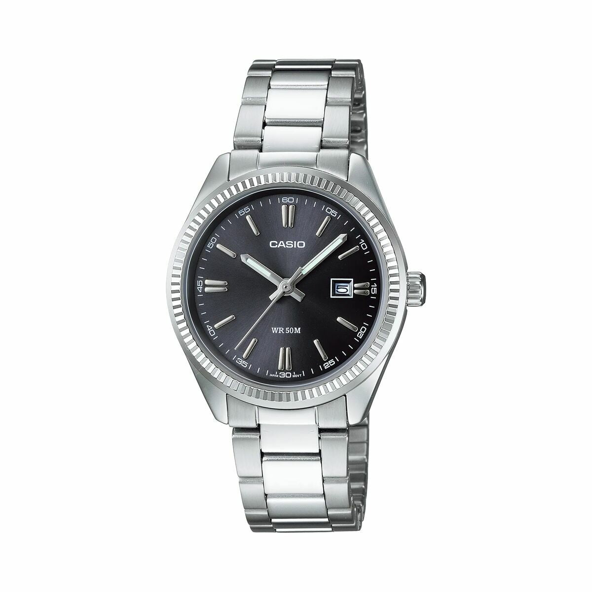 Unisex-Uhr Casio LTP-1302PD-1A1VEG Silberfarben (Ø 30 mm)