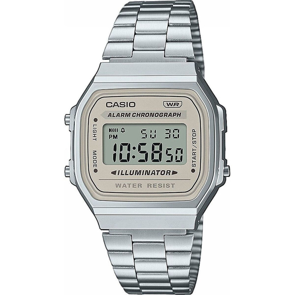 Unisex-Uhr Casio VINTAGE ICONIC Beige Silberfarben (Ø 36 mm) (Ø 39 mm)