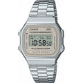 Unisex-Uhr Casio VINTAGE ICONIC Beige Silberfarben (Ø 36 mm) (Ø 39 mm)