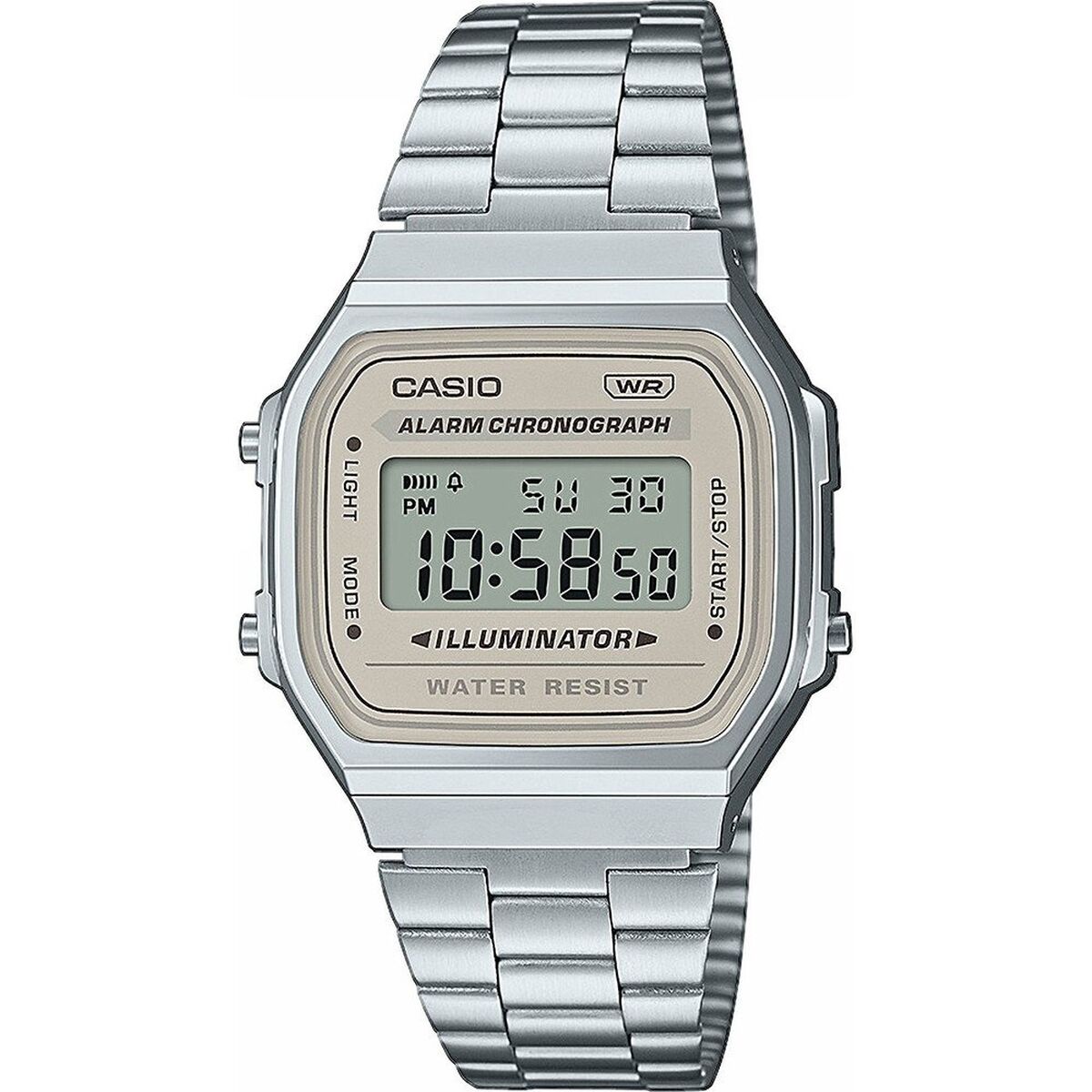 Unisex-Uhr Casio VINTAGE ICONIC Beige Silberfarben (Ø 36 mm) (Ø 39 mm)
