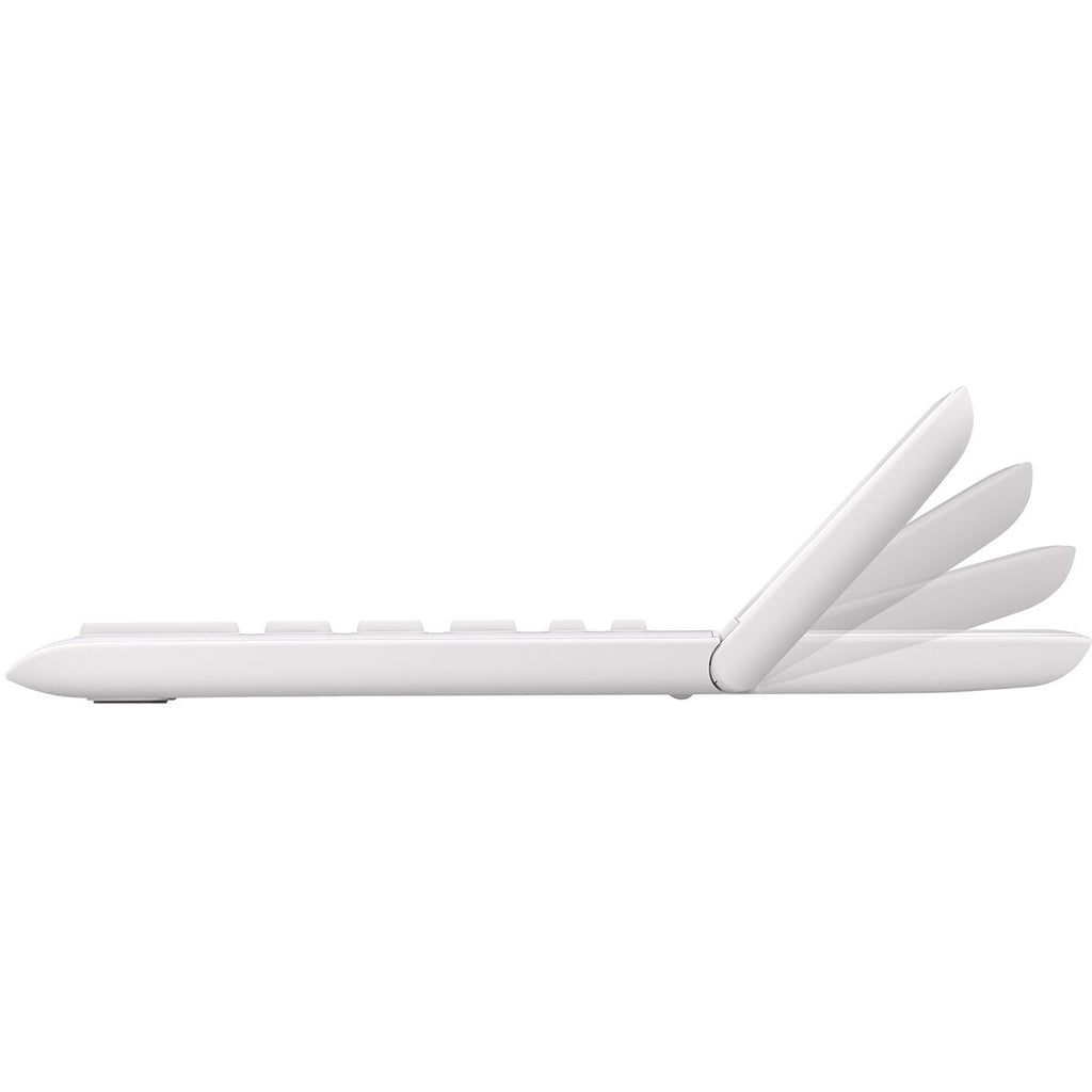 Eleganter weisser Rechner für präzise Berechnungen.