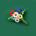 Bunte Gänseblümchen Brosche | LuxeStyle