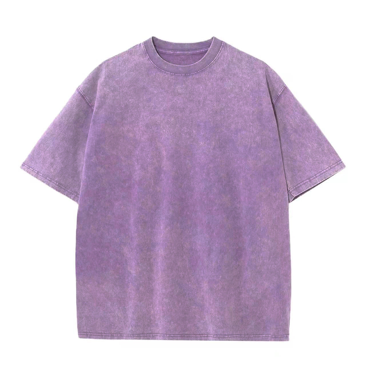 Unisex Baumwoll T-Shirt mit überschnittenen Ärmeln – Ansicht 8