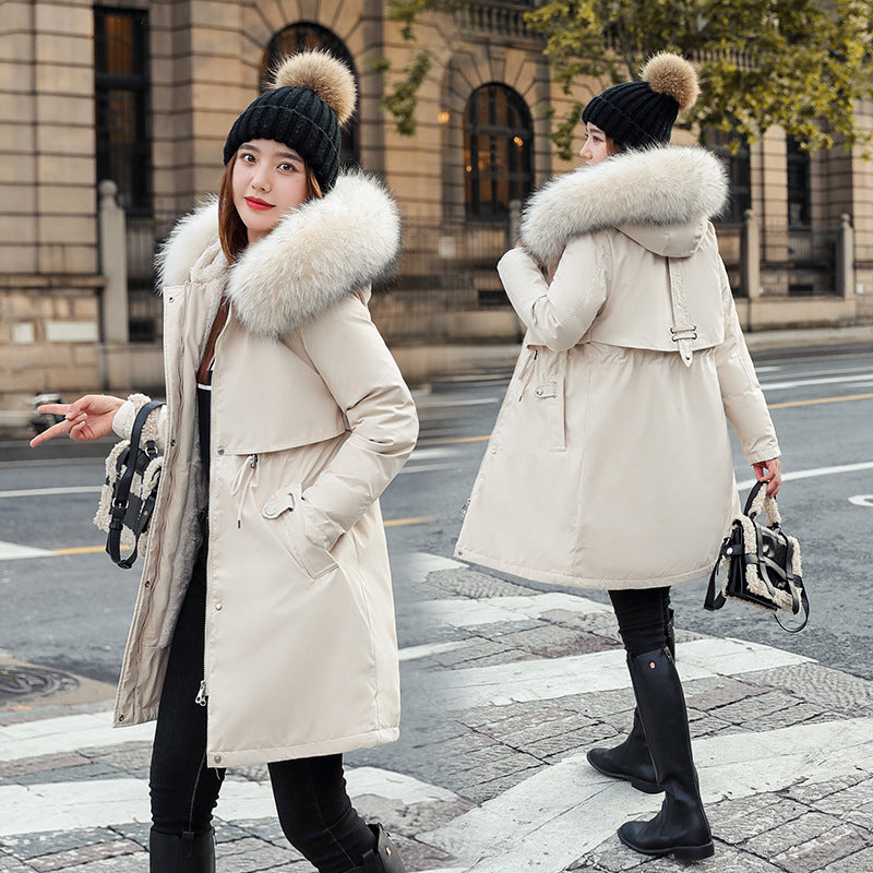 Winterparka mit Daunenfüllung – mittellang | LuxeStyle