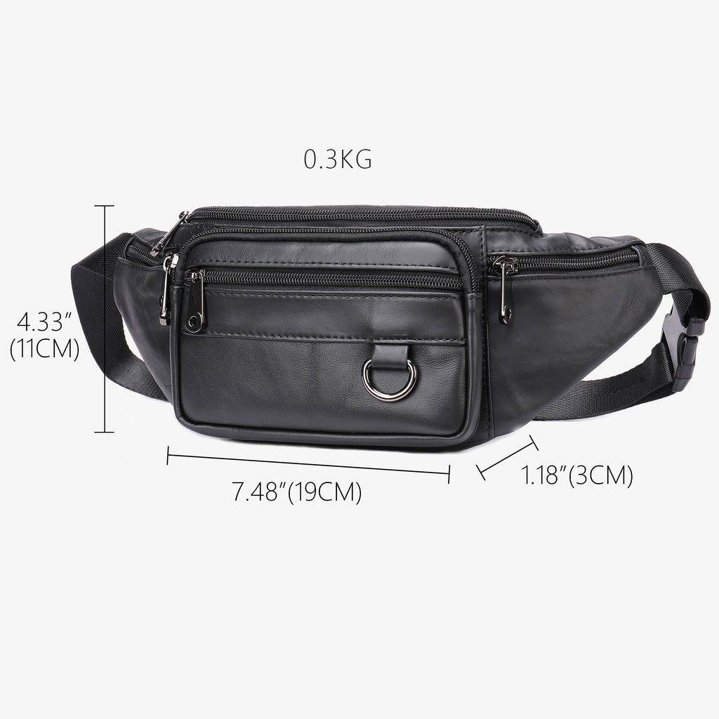 Leder-Handytasche für Herren, Crossbody