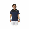Herren Kurzarm-Poloshirt Asics Court Marineblau