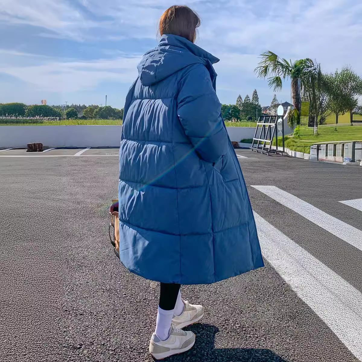 Gefütterte Daunenjacke für Damen