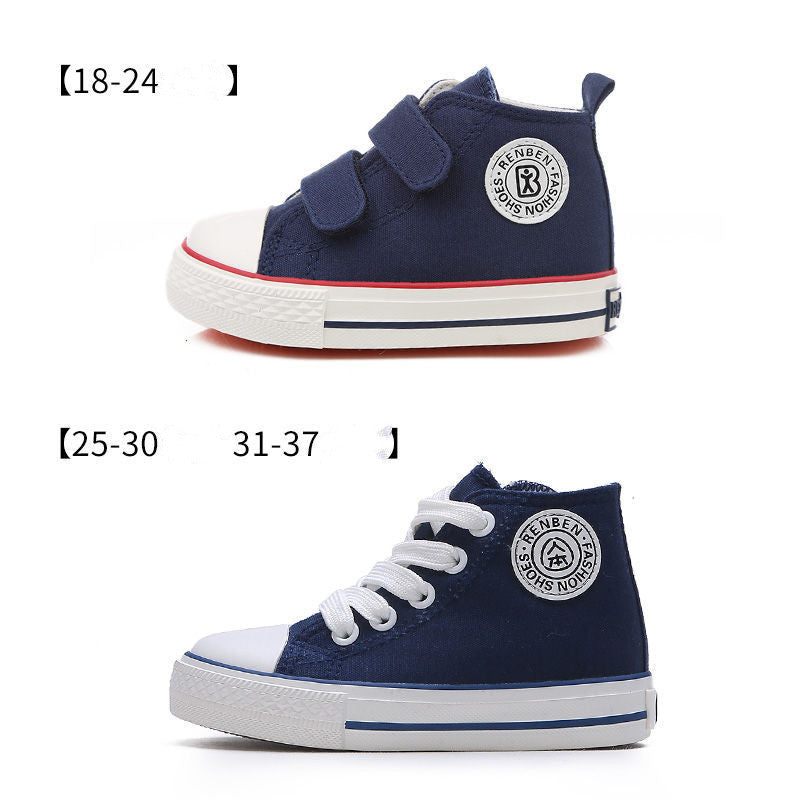 High-Top Canvas-Schuhe für Kinder – Bild 4 | LuxeStyle