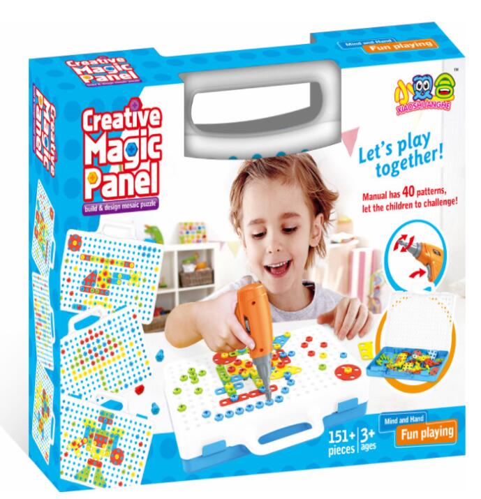 Kreatives Schraubpuzzle-Set für Kinder