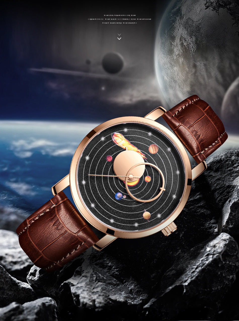 Klassische, schlichte Quarzuhr mit Lederarmband – Bild 11 | LuxeStyle