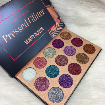 Beauty Glazed Lidschatten-Palette mit 15 Farben | LuxeStyle