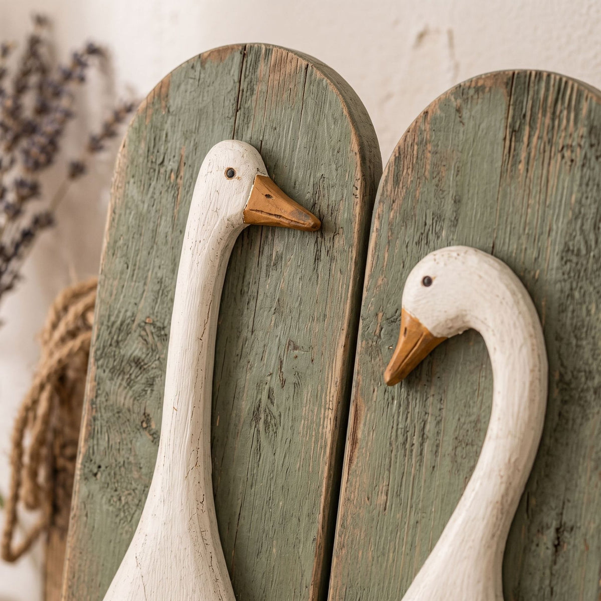 Wandsticker Gans aus Holz | LuxeStyle