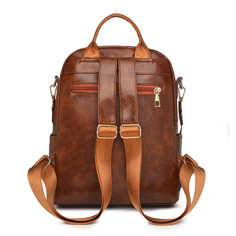 PU Rucksack mit grossem Fassungsvermögen – Bild 4 | LuxeStyle